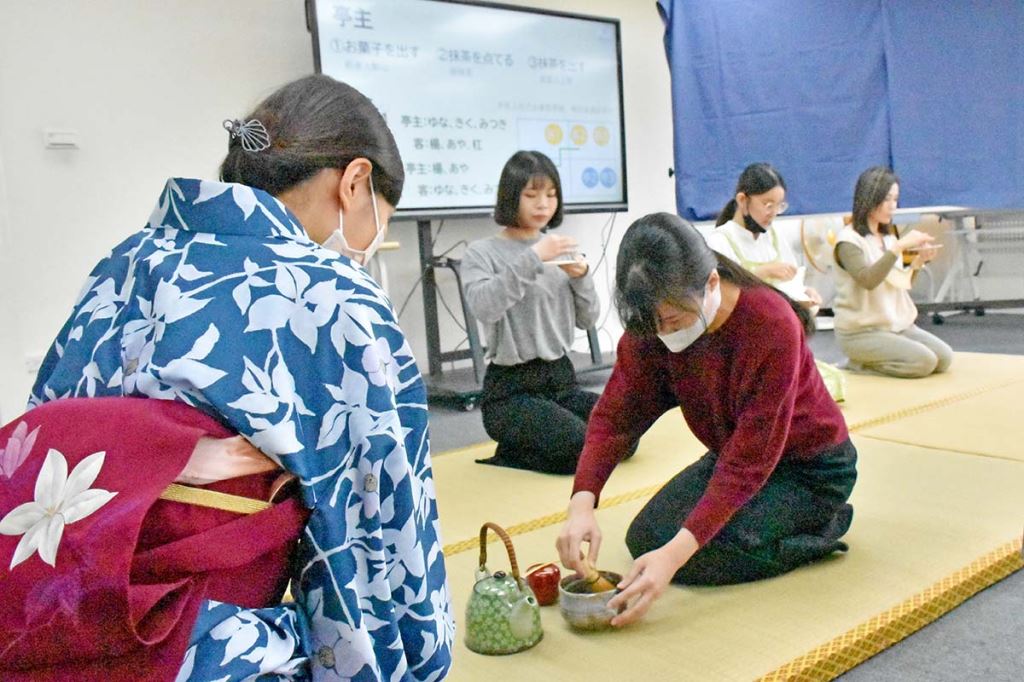 模擬日本茶會流程