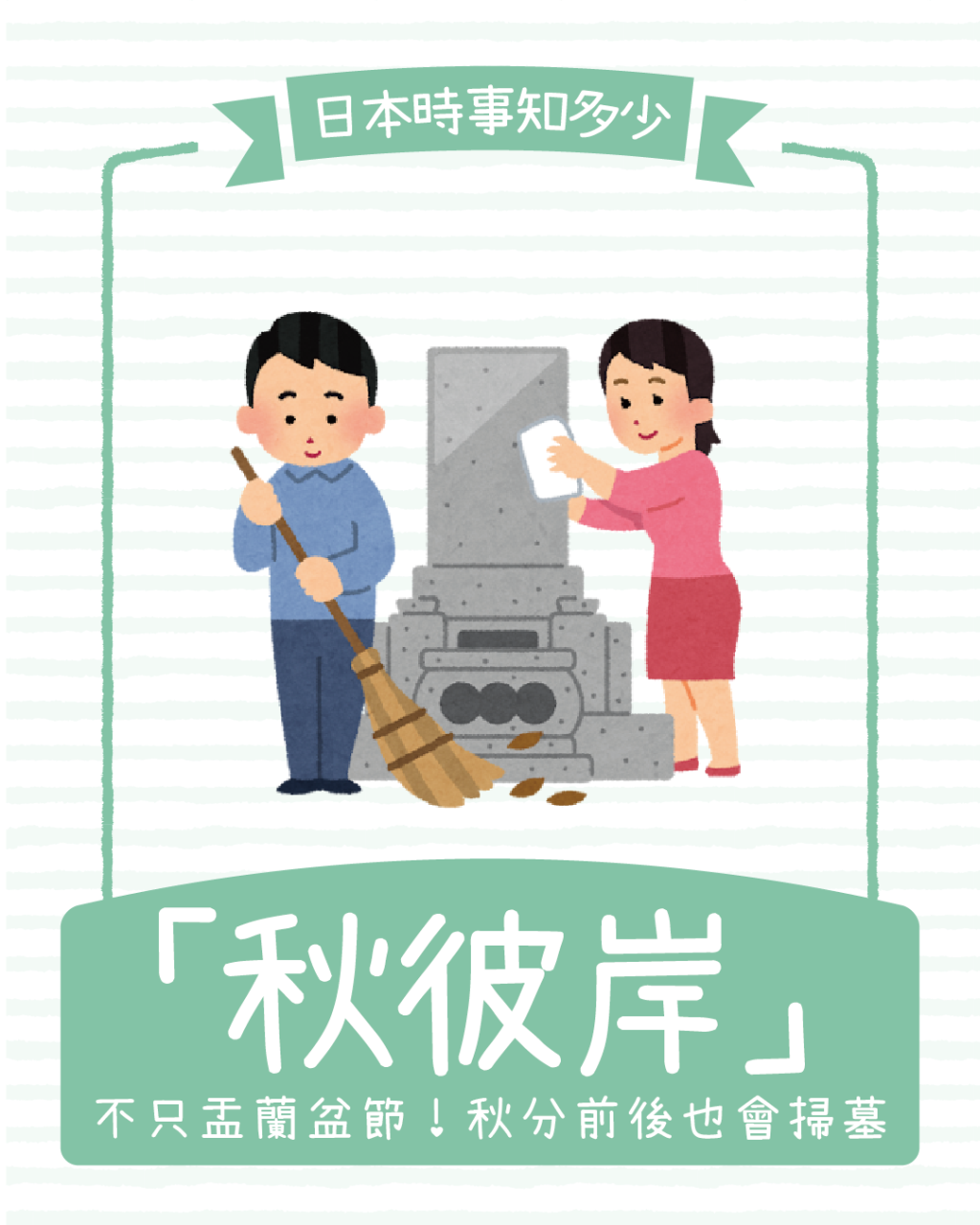 Slide 1: 日本人秋分前後也會掃墓？