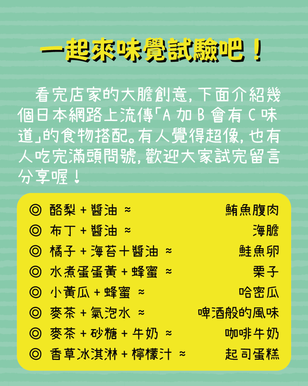 Slide 8: 食物A＋食物B